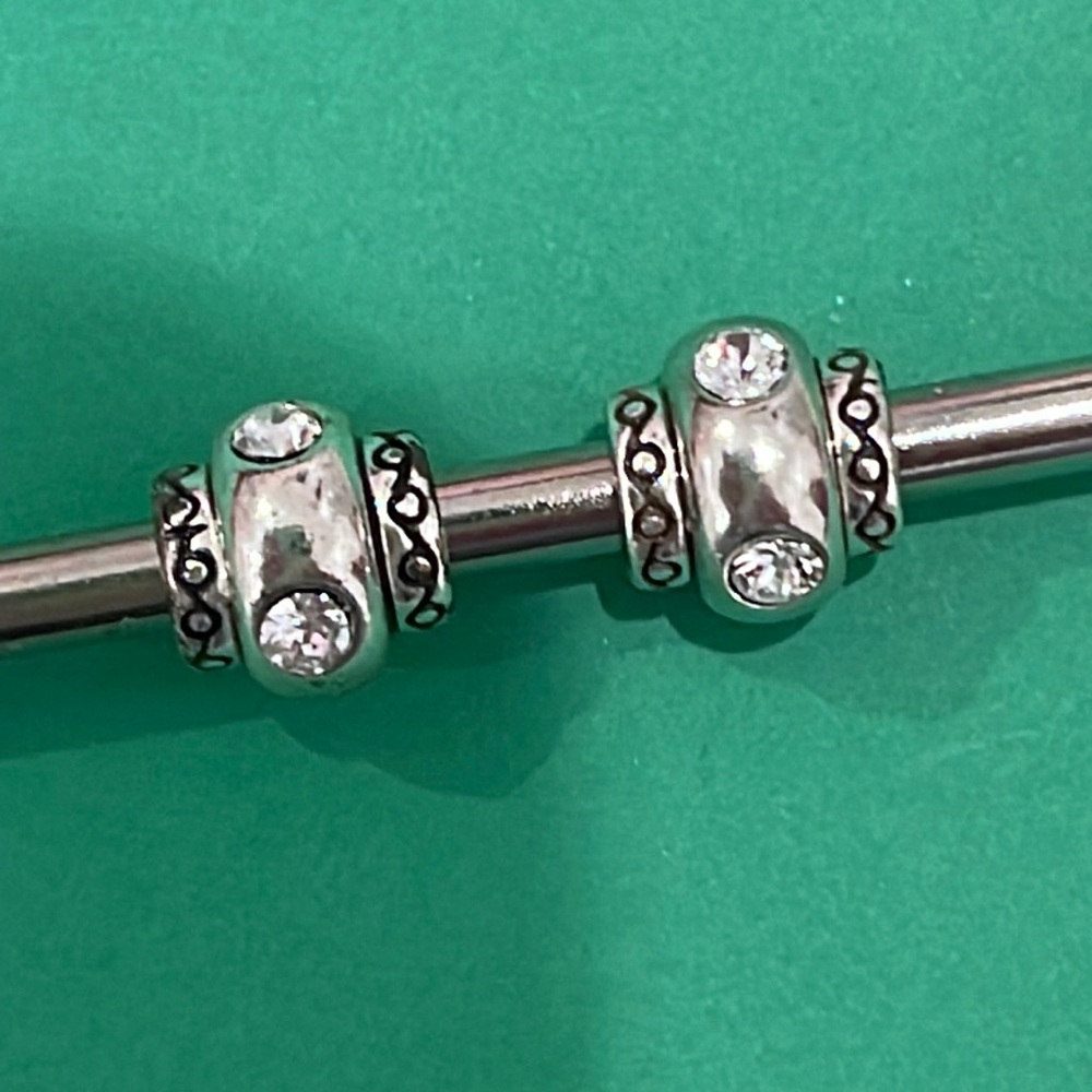Brighton Silver Mini Beads - Set of 2